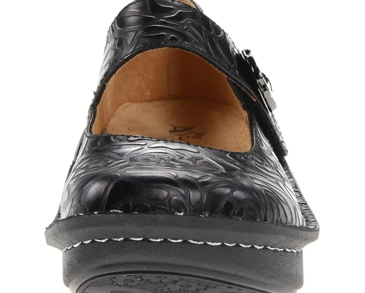 paloma_6.webp Alegria Flats<Paloma Black Embossed Rose