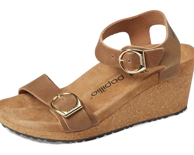 papillio_by_birkenstock_s_0.webp Birkenstock Sandals<Papillio by Soley Wedge Sandal - Leather Cognac Leather