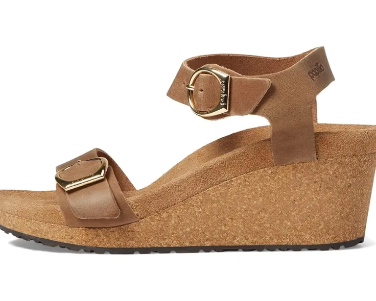 papillio_by_birkenstock_s_3.webp Birkenstock Sandals<Papillio by Soley Wedge Sandal - Leather Cognac Leather