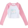 Roxy Kids Shirts & Tops<Paradise Views T-Shirt (Little Kids/Big Kids) Sachet Pink