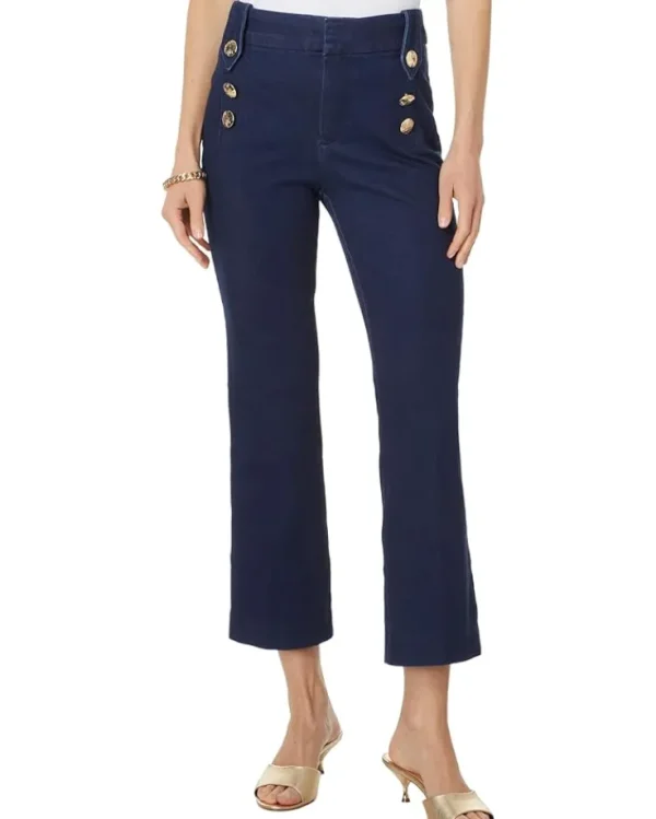 Lilly Pulitzer Pants<Parrish High-Rise Crop Flare Cosmic Wash
