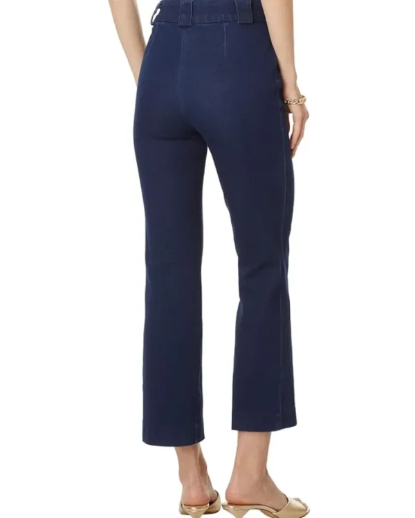 Lilly Pulitzer Pants<Parrish High-Rise Crop Flare Cosmic Wash