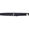 Lauren Ralph Lauren Belts<Pebbled Leather Skinny Belt Refined Navy