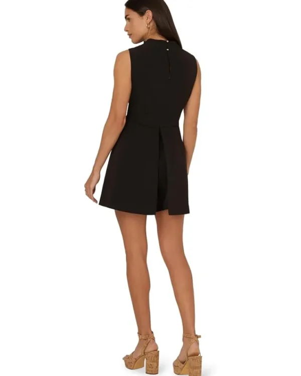 Adrianna Papell Jumpsuits & Rompers<Peplum Romper Black
