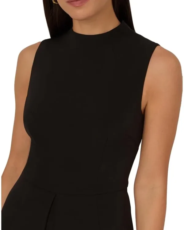 Adrianna Papell Jumpsuits & Rompers<Peplum Romper Black