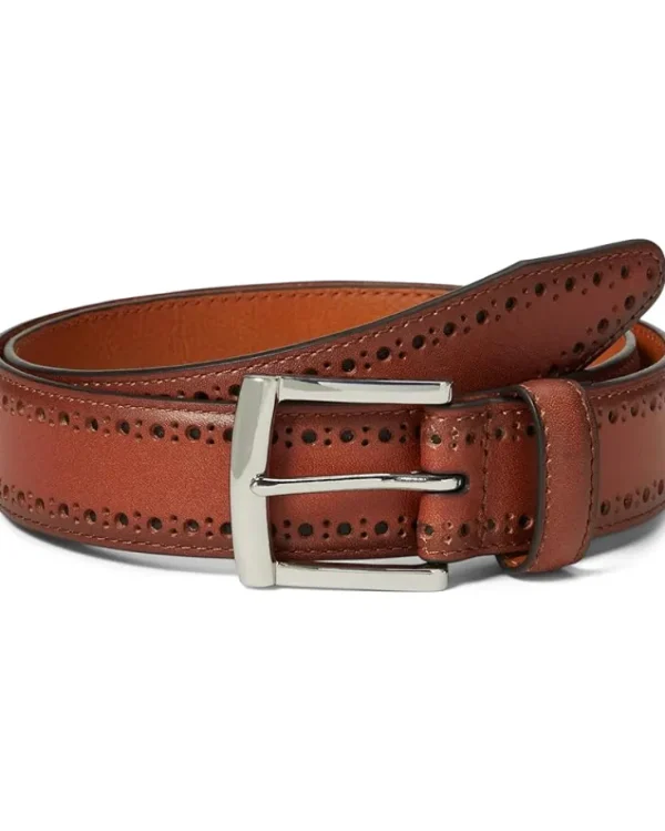 Johnston & Murphy Belts<Perfed Edge Black