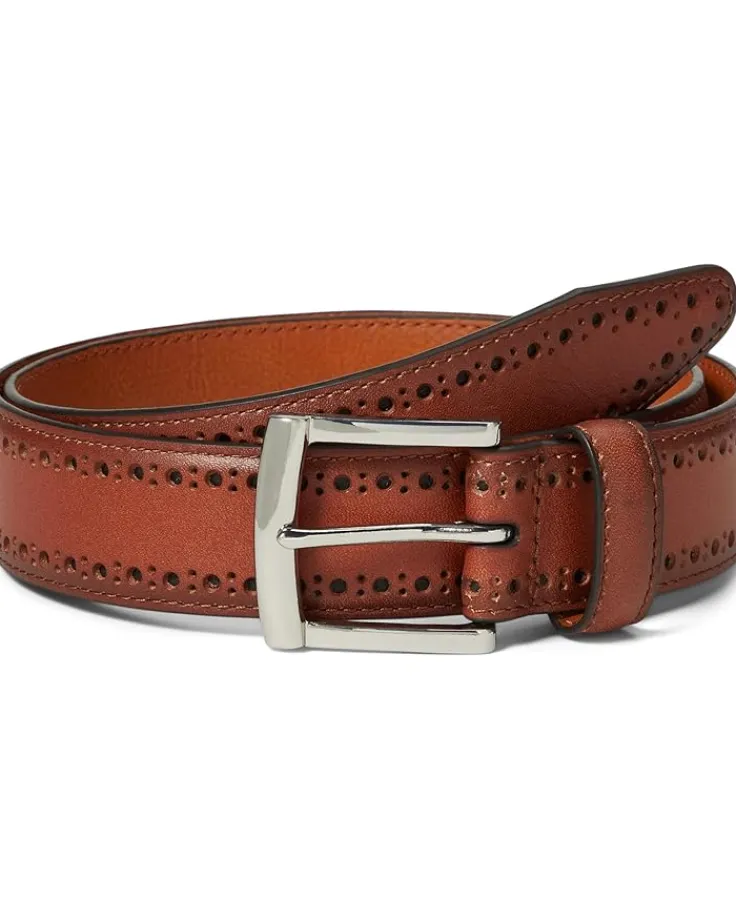 perfed_edge_0.webp Johnston & Murphy Belts<Perfed Edge Black