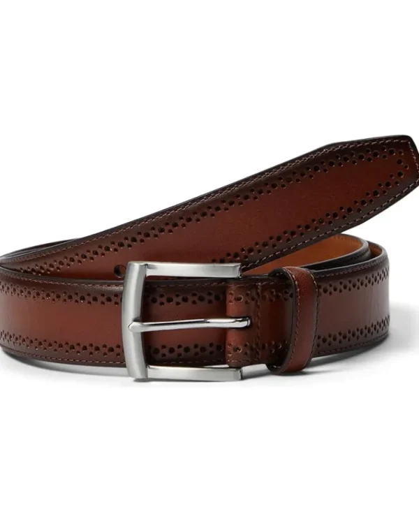 Johnston & Murphy Belts<Perfed Edge Belt Cognac