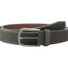 Johnston & Murphy Belts<Perforated Suede Grey