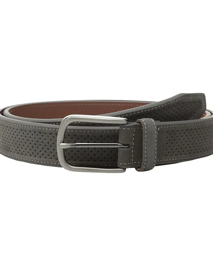 perforated_suede_0.webp Johnston & Murphy Belts<Perforated Suede Grey