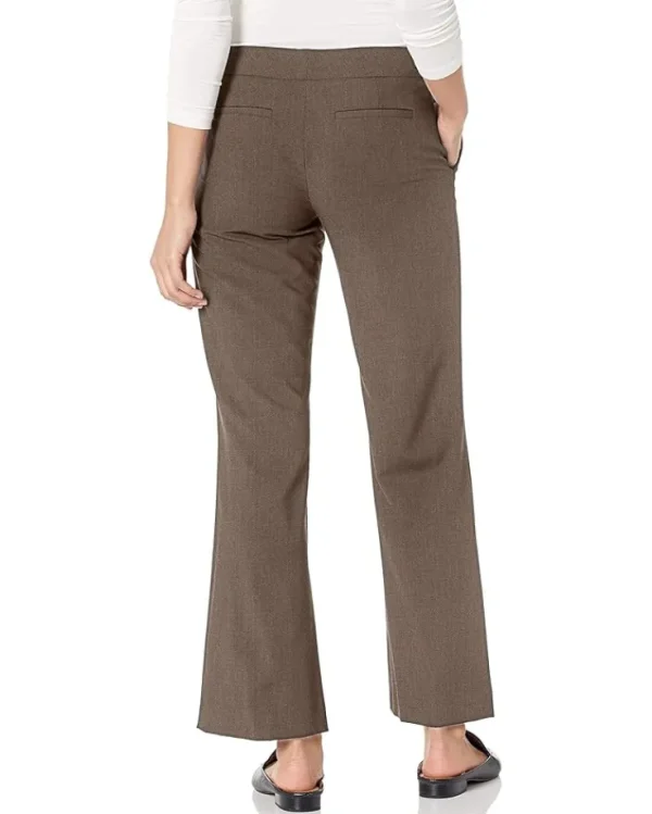 Calvin Klein Pants<Petite Classic Fit Lux Pant Heather Taupe