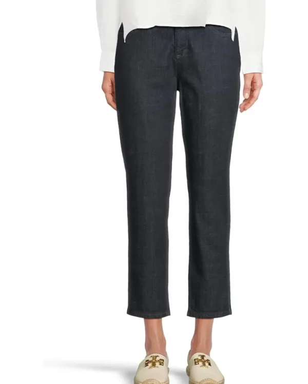Eileen Fisher Pants<Petite High Waisted Slim Ankle Pants Deep Indigo