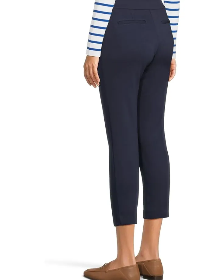 petite_ponte_ankle_pant_2.webp Lauren Ralph Lauren Plus Size | Pants<Petite Ponte Ankle Pant Refined Navy
