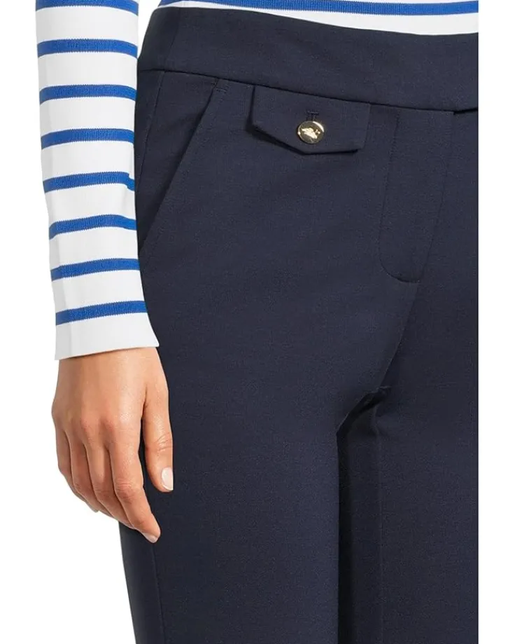 petite_ponte_ankle_pant_3.webp Lauren Ralph Lauren Plus Size | Pants<Petite Ponte Ankle Pant Refined Navy