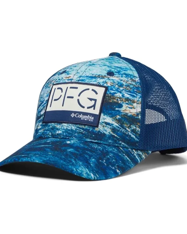 Columbia Kids Hats<PFG™ Camo Snapback (Little Kids/Big Kids) Carbon/Deepsea Fade