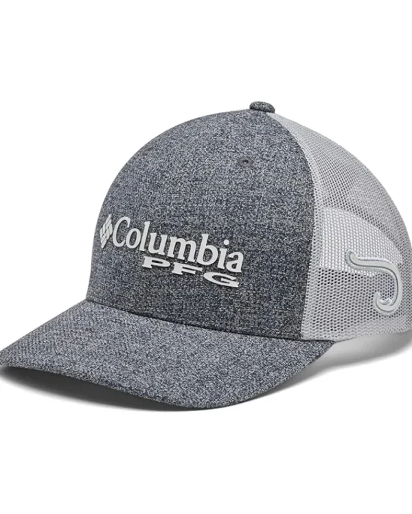 Columbia Hats | Hats<PFG Logo Mesh Snap Back Cypress/Cool Green/Bass