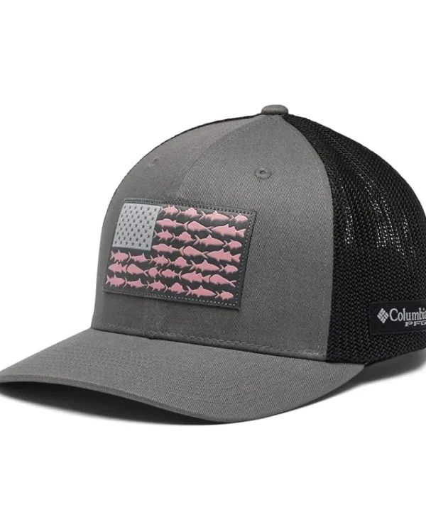 Columbia Hats | Hats<PFG Mesh™ Fish Flag Ball Cap Black/Graphite