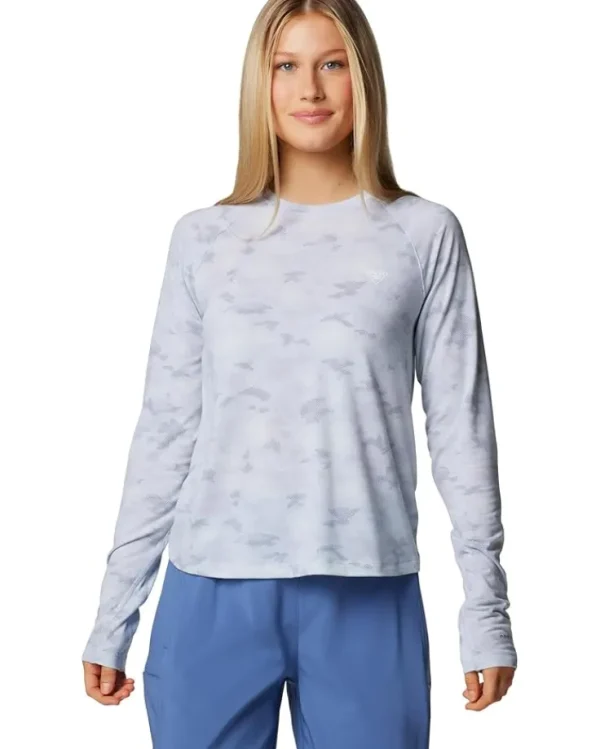 Columbia Plus Size | Activewear<PFG Uncharted™ Knit Long Sleeve Cirrus Grey Uncharted Waters