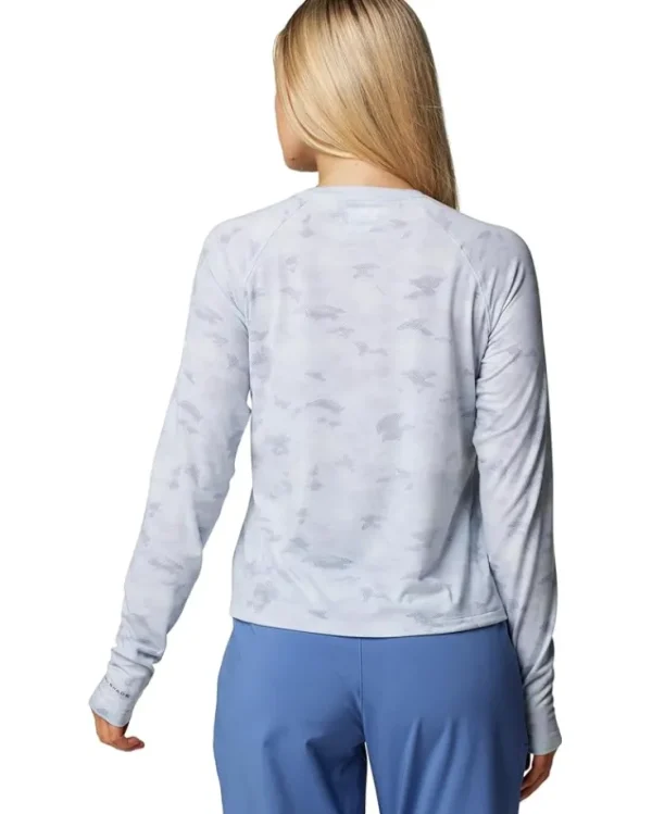 Columbia Plus Size | Activewear<PFG Uncharted™ Knit Long Sleeve Cirrus Grey Uncharted Waters