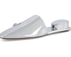 Tory Burch Mules | Flats<Pierced Mule Argento/Silver