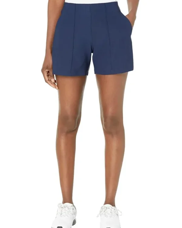 adidas Golf Shorts<Pin Tuck 5" Pull-On Shorts Collegiate Navy