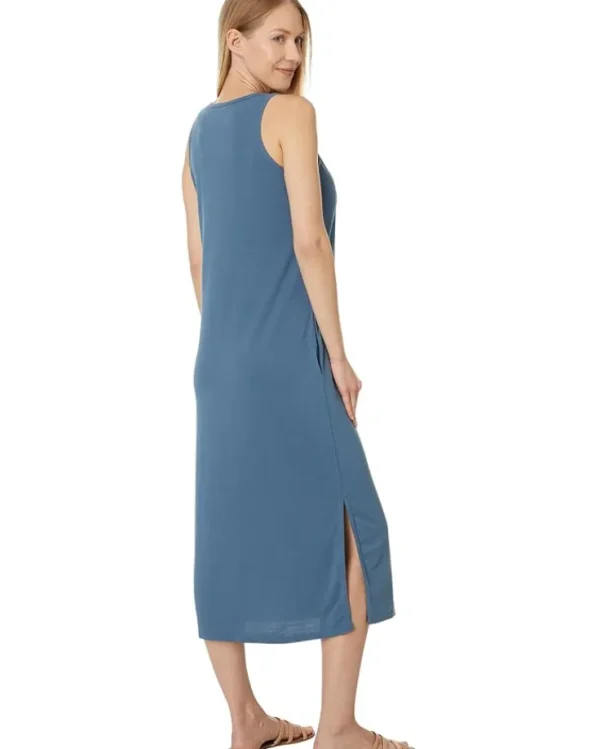 Toad&Co Dresses<Piru Henley Midi Tank Dress Pacific Blue
