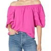 Karen Kane Shirts & Tops<Pleat Sleeve Top Berry