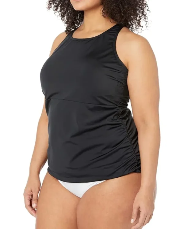 L.L.Bean Swimwear & Cover Ups<Plus Size Beansport High Neck Tankini Black