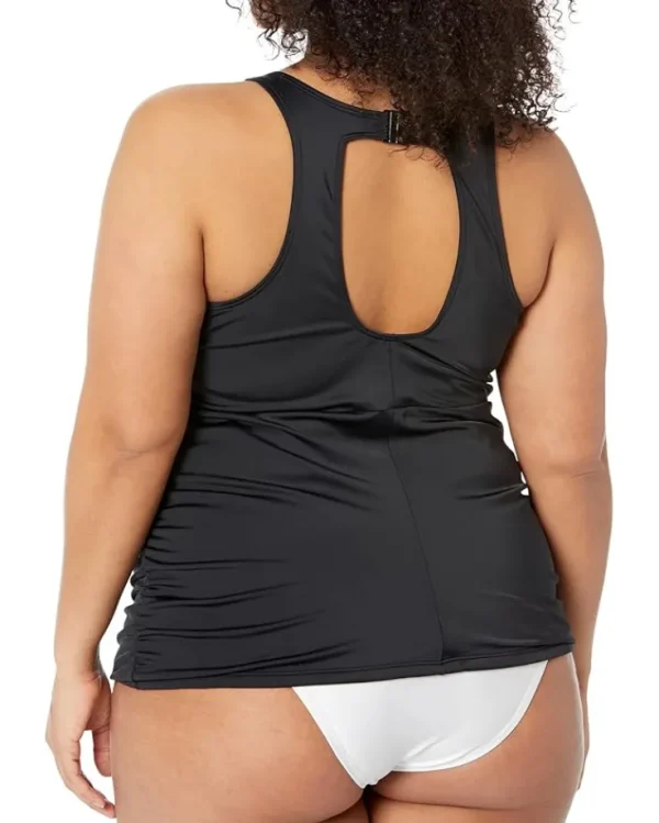 L.L.Bean Swimwear & Cover Ups<Plus Size Beansport High Neck Tankini Black