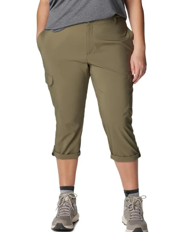Columbia Plus Size | Pants<Plus Size Silver Ridge Utility™ Capris Black