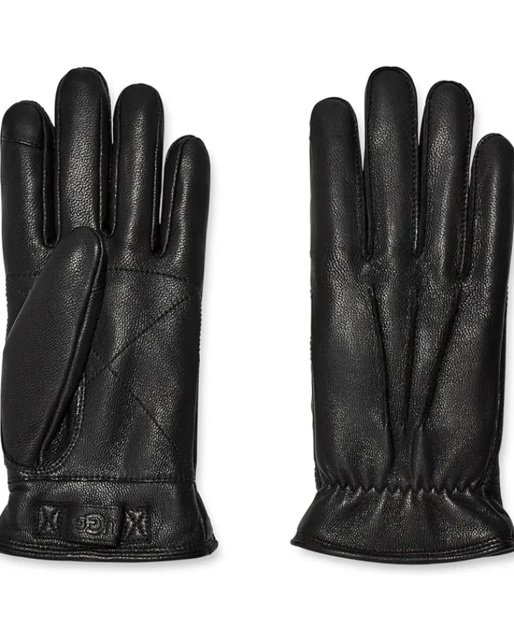 point_leather_gloves_0.webp UGG Gloves<3 Point Leather Gloves Black