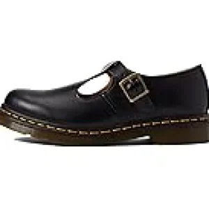 Dr. Martens Flats<Polley T-Bar Mary Jane Black Smooth