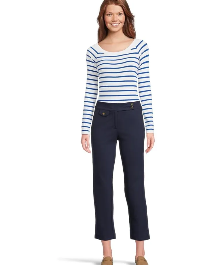 ponte_ankle_pants_4.webp Lauren Ralph Lauren Pants<Ponte Ankle Pants Refined Navy