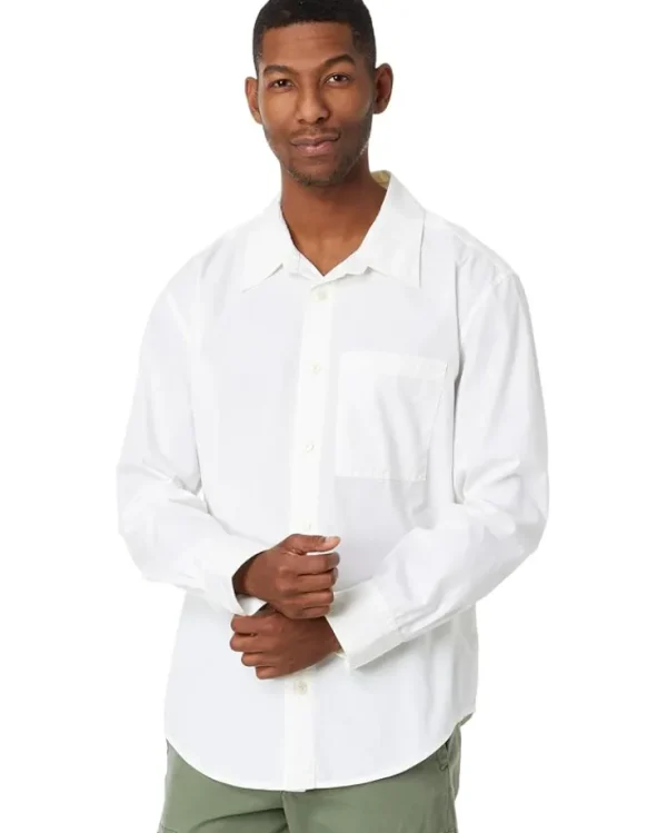 Madewell Shirts & Tops<Poplin Easy Long-Sleeve Shirt Soft White