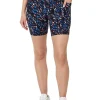 Sweaty Betty Activewear | Shorts<Power 6" Biker Shorts Black Coral Texture Print