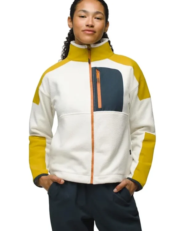 Prana Plus Size | Coats & Outerwear<Peak Fleece Jacket Canvas/Golden Leaf