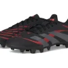 adidas Sneakers & Athletic<Predator Club Firm Ground/Multi Ground Soccer Cleats Black/Grey/Lucid Red