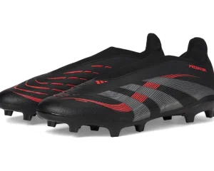 adidas Sneakers & Athletic<Predator League Laceless Firm Ground Soccer Cleats Black/Grey/Lucid Red