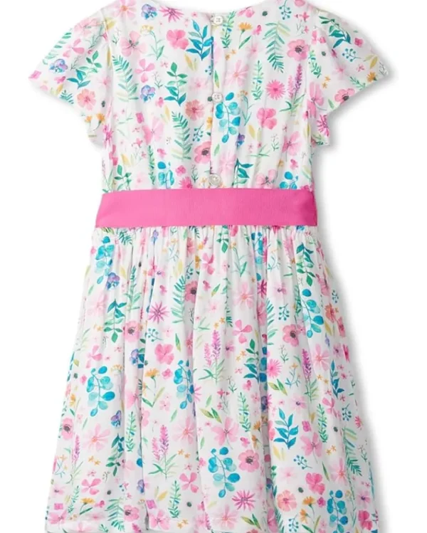 Hatley Kids Dresses<Pressed Flower Garden Dress (Toddler/Little Kid/Big Kid) White