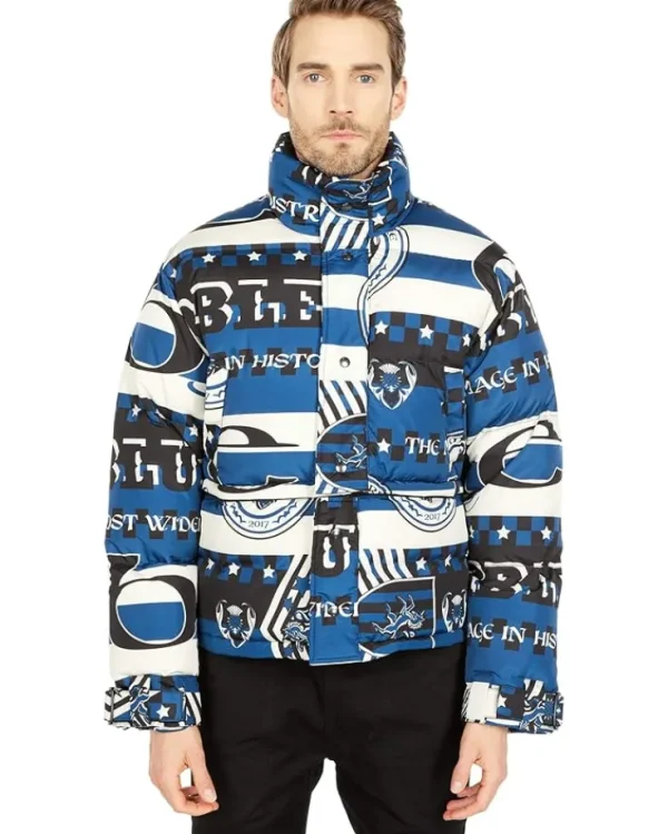 Blue Marble Paris Coats & Outerwear<ed Taffeta Parka Print