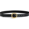 Madewell Belts<Puffy Buckle Belt Soft Mahogany