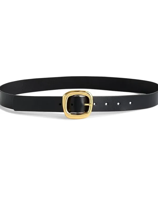 Madewell Belts<Puffy Buckle Belt Soft Mahogany
