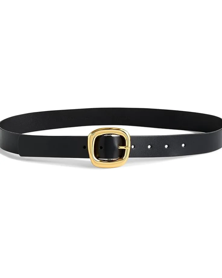 puffy_buckle_belt_0.webp Madewell Belts<Puffy Buckle Belt Soft Mahogany