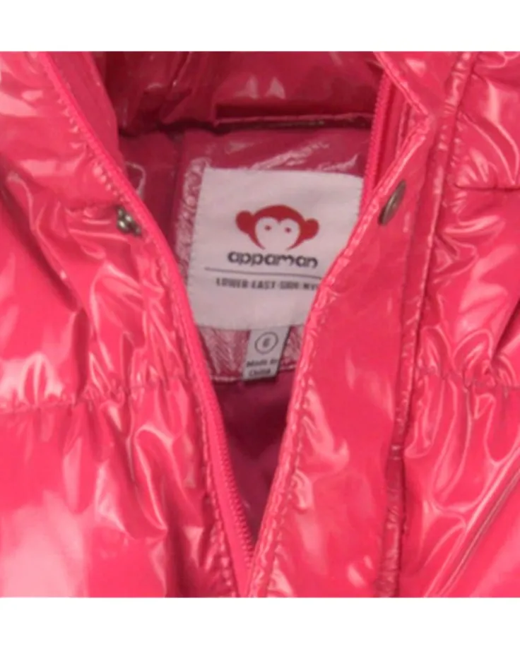 puffy_down_insulated_coat_2.webp Appaman Kids Coats & Jackets<Puffy Down Insulated Coat (Toddler/Little Kids/Big Kids) Deep Pink