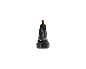 Dr. Martens Boots & Booties<2976 Quad Smooth Leather Platform Chelsea Boots Black Polished Smooth