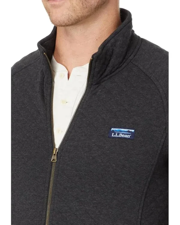 L.L.Bean Hoodies & Sweatshirts<Quilted Sweatshirt Full-Zip Classic Navy