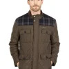 Cole Haan Coats & Outerwear<29" Essential Quilt Mixed Media Multi Pocket Jacket Black