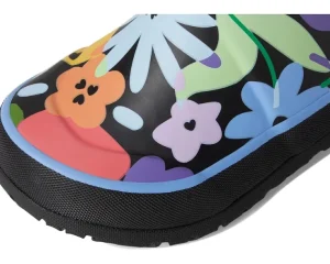 Bogs Kids Boots | Boots<Rainboot Overlap Flowers (Toddler/Little Kid/Big Kid) Black Multi