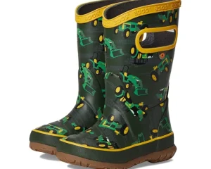 Bogs Kids Boots | Boots<Rainboot Tractor (Toddler/Little Kid/Big Kid) Dark Green Multi
