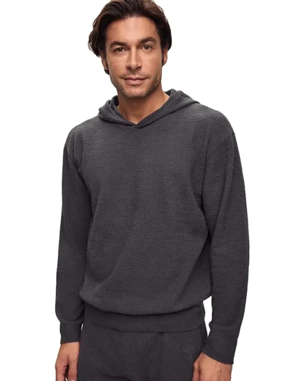 Eberjey Sleepwear<Recycled Boucle Hoodie Graphite
